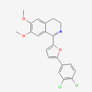 1-[5-(3,4-Dichlorophenyl)furan-2-yl]-6,7-dimethoxy-3,4-dihydroisoquinoline