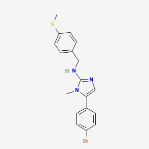 5-(4-bromophenyl)-1-methyl-N-[4-(methylsulfanyl)benzyl]-1H-imidazol-2-amine