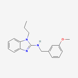 N-(3-methoxybenzyl)-1-propyl-1H-benzimidazol-2-amine