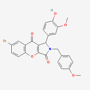 7-Bromo-1-(4-hydroxy-3-methoxyphenyl)-2-(4-methoxybenzyl)-1,2-dihydrochromeno[2,3-c]pyrrole-3,9-dione