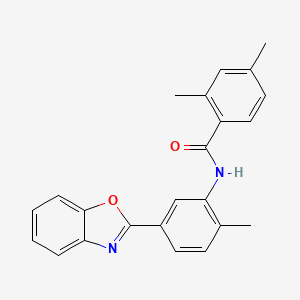 N-[5-(1,3-benzoxazol-2-yl)-2-methylphenyl]-2,4-dimethylbenzamide