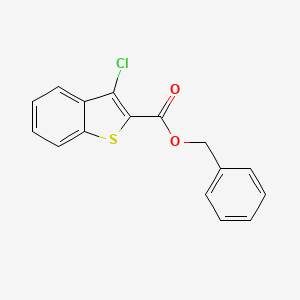 molecular formula C16H11ClO2S B11568610 Benzyl 3-chloro-1-benzothiophene-2-carboxylate 