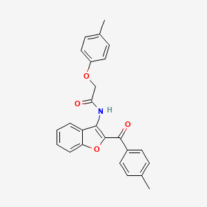 N-[2-(4-methylbenzoyl)-1-benzofuran-3-yl]-2-(4-methylphenoxy)acetamide