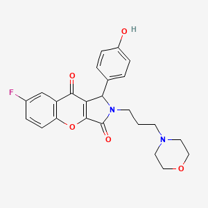 7-Fluoro-1-(4-hydroxyphenyl)-2-[3-(morpholin-4-yl)propyl]-1,2-dihydrochromeno[2,3-c]pyrrole-3,9-dione