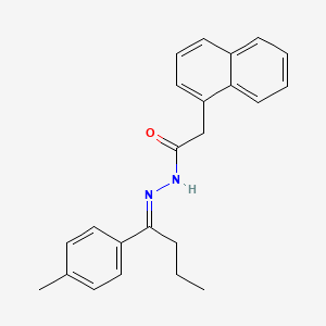 N'-[(1E)-1-(4-methylphenyl)butylidene]-2-(naphthalen-1-yl)acetohydrazide