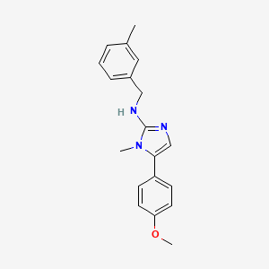 5-(4-methoxyphenyl)-1-methyl-N-(3-methylbenzyl)-1H-imidazol-2-amine