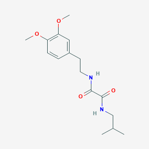 molecular formula C16H24N2O4 B11568899 N-[2-(3,4-dimethoxyphenyl)ethyl]-N'-(2-methylpropyl)ethanediamide 