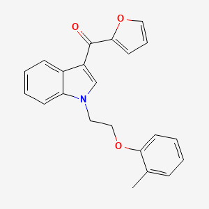 furan-2-yl{1-[2-(2-methylphenoxy)ethyl]-1H-indol-3-yl}methanone