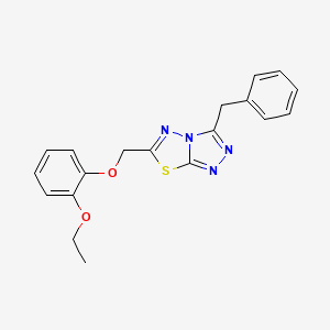 3-Benzyl-6-[(2-ethoxyphenoxy)methyl]-[1,2,4]triazolo[3,4-b][1,3,4]thiadiazole