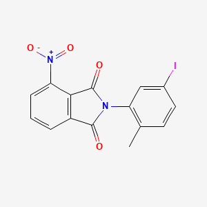 molecular formula C15H9IN2O4 B11569244 2-(5-iodo-2-methylphenyl)-4-nitro-1H-isoindole-1,3(2H)-dione 