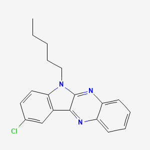 9-chloro-6-pentyl-6H-indolo[2,3-b]quinoxaline