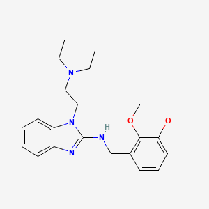 [1-(2-Diethylamino-ethyl)-1H-benzoimidazol-2-yl]-(2,3-dimethoxy-benzyl)-amine