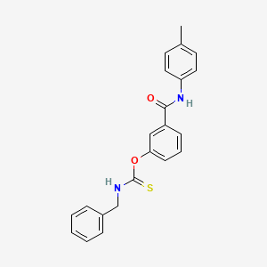 O-{3-[(4-methylphenyl)carbamoyl]phenyl} benzylcarbamothioate