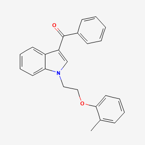 {1-[2-(2-methylphenoxy)ethyl]-1H-indol-3-yl}(phenyl)methanone