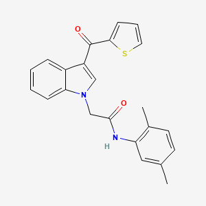 N-(2,5-dimethylphenyl)-2-[3-(thiophen-2-ylcarbonyl)-1H-indol-1-yl]acetamide