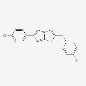 2-(4-Chlorobenzyl)-6-(4-chlorophenyl)imidazo[2,1-b][1,3]thiazole