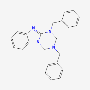 1,3-Dibenzyl-1,2,3,4-tetrahydro[1,3,5]triazino[1,2-a]benzimidazole