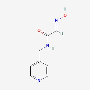 molecular formula C8H9N3O2 B11570219 (2E)-2-(hydroxyimino)-N-(pyridin-4-ylmethyl)ethanamide 