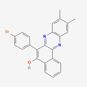 6-(4-Bromophenyl)-9,10-dimethylbenzo[a]phenazin-5-ol