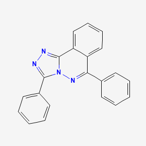 molecular formula C21H14N4 B11570832 3,6-Diphenyl-[1,2,4]triazolo[3,4-a]phthalazine 