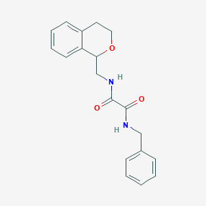 N-benzyl-N'-(3,4-dihydro-1H-isochromen-1-ylmethyl)ethanediamide