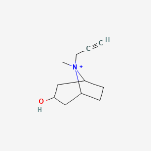 3-Hydroxy-8-methyl-8-(prop-2-yn-1-yl)-8-azoniabicyclo[3.2.1]octane