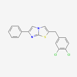 2-(3,4-Dichlorobenzyl)-6-phenylimidazo[2,1-b][1,3]thiazole