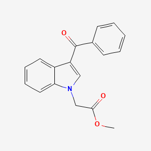 methyl [3-(phenylcarbonyl)-1H-indol-1-yl]acetate