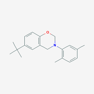 6-tert-butyl-3-(2,5-dimethylphenyl)-3,4-dihydro-2H-1,3-benzoxazine