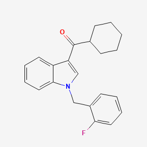 cyclohexyl[1-(2-fluorobenzyl)-1H-indol-3-yl]methanone