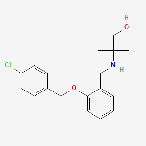 2-({2-[(4-Chlorobenzyl)oxy]benzyl}amino)-2-methylpropan-1-ol