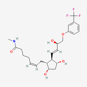 molecular formula C24H32F3NO5 B1157138 (+)-Fluprostenol methyl amide 