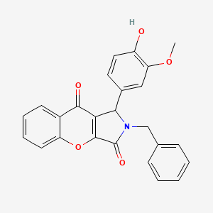 2-Benzyl-1-(4-hydroxy-3-methoxyphenyl)-1,2-dihydrochromeno[2,3-c]pyrrole-3,9-dione