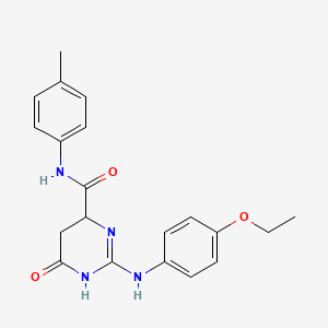 2-[(4-ethoxyphenyl)amino]-N-(4-methylphenyl)-6-oxo-3,4,5,6-tetrahydropyrimidine-4-carboxamide