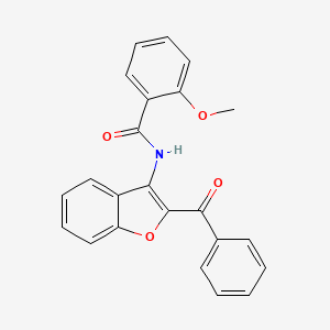 N-(2-benzoyl-1-benzofuran-3-yl)-2-methoxybenzamide