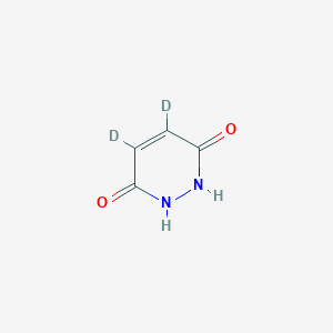 molecular formula C₄H₂D₂N₂O₂ B1157156 Maleic hydrazide D2 