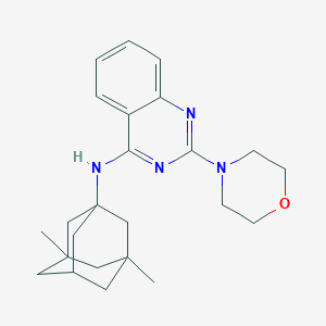 (3,5-Dimethyl-adamantan-1-yl)-(2-morpholin-4-yl-quinazolin-4-yl)-amine