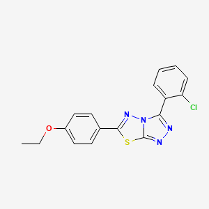 3-(2-Chlorophenyl)-6-(4-ethoxyphenyl)-[1,2,4]triazolo[3,4-b][1,3,4]thiadiazole