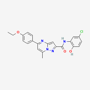 N-(5-chloro-2-hydroxyphenyl)-5-(4-ethoxyphenyl)-7-methylpyrazolo[1,5-a]pyrimidine-2-carboxamide