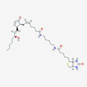 molecular formula C35H56N4O5S B1157176 Prostaglandin A2-biotin 