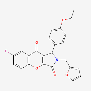 1-(4-Ethoxyphenyl)-7-fluoro-2-(furan-2-ylmethyl)-1,2-dihydrochromeno[2,3-c]pyrrole-3,9-dione