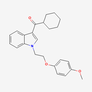 cyclohexyl{1-[2-(4-methoxyphenoxy)ethyl]-1H-indol-3-yl}methanone