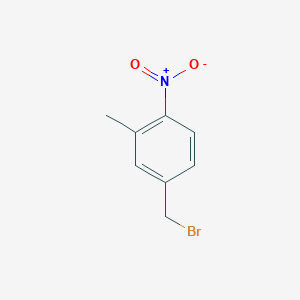 molecular formula C8H8BrNO2 B115719 3-甲基-4-硝基苄基溴 CAS No. 141281-38-1