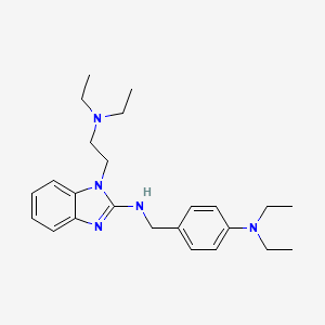 N-[4-(diethylamino)benzyl]-1-[2-(diethylamino)ethyl]-1H-benzimidazol-2-amine