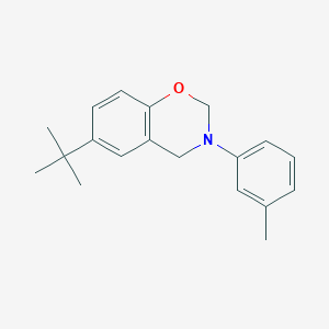 6-tert-butyl-3-(3-methylphenyl)-3,4-dihydro-2H-1,3-benzoxazine