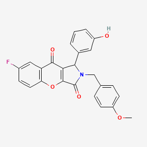 7-Fluoro-1-(3-hydroxyphenyl)-2-(4-methoxybenzyl)-1,2-dihydrochromeno[2,3-c]pyrrole-3,9-dione