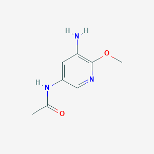molecular formula C8H11N3O2 B115724 N-(5-Amino-6-methoxy-3-pyridinyl)acetamide CAS No. 151426-26-5
