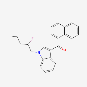 molecular formula C25H24FNO B1157241 MAM2201 N-(2-氟戊基)异构体 