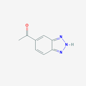 molecular formula C8H7N3O B115725 1-(1H-1,2,3-benzotriazol-6-yl)ethanone CAS No. 146519-40-6
