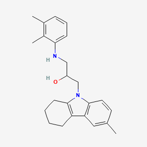 1-[(2,3-dimethylphenyl)amino]-3-(6-methyl-1,2,3,4-tetrahydro-9H-carbazol-9-yl)propan-2-ol